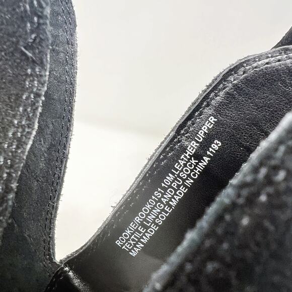 [Steve Madden] Rookie Black Suede Cut-Out Side Split Shaft Ankle Boots Size 10 - Picture 12 of 12